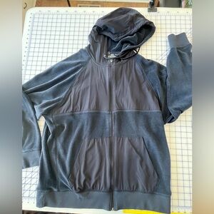 Daniel Cremieux Dark Gray/Steel Blue Hooded Jacket